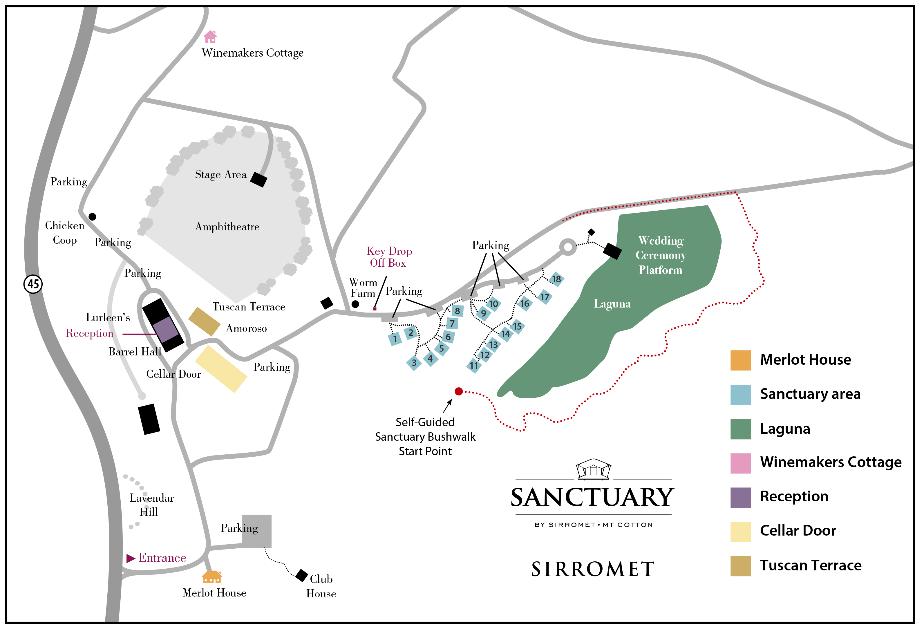 Sanctuary Site Map 3rd May 2022